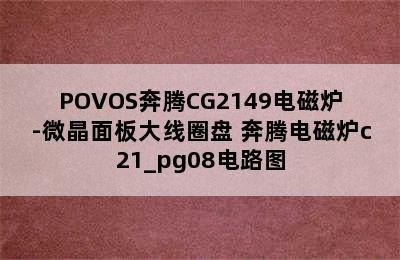 POVOS奔腾CG2149电磁炉-微晶面板大线圈盘 奔腾电磁炉c21_pg08电路图